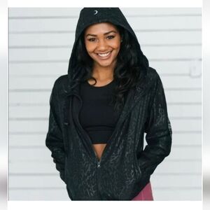 Zyia Active Cheetah Bomber Jacket